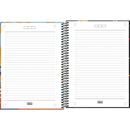 Foto ilustrativa Caderno Espiral Capa Dura Universitário 1 Matéria Hot Wheels 80 Folhas