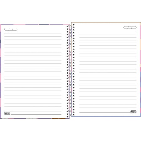 Foto ilustrativa Caderno Espiral Capa Dura Universitário 1 Matéria Hug Me 80 Folhas