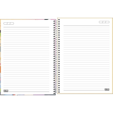 Foto ilustrativa Caderno Espiral Capa Dura Universitário 1 Matéria Hug Me 80 Folhas