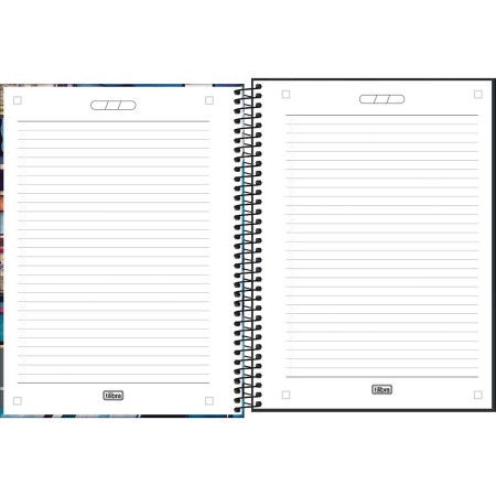 Foto ilustrativa Caderno Espiral Capa Dura Universitário 1 Matéria Instituto Rodrigo Mendes 80 Folhas