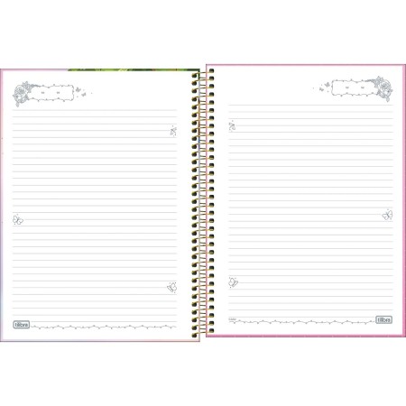 Foto ilustrativa Caderno Espiral Capa Dura Universitário 1 Matéria Jolie 80 Folhas