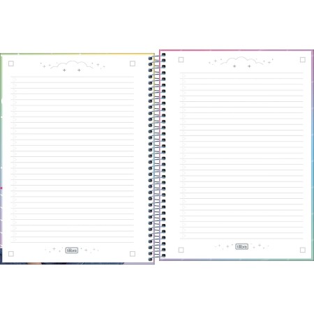 Foto ilustrativa Caderno Espiral Capa Dura Universitário 1 Matéria Luluca 80 Folhas