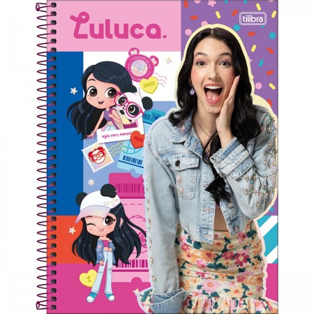 Caderno Esp. Univ. 80Fls Desenho - Luluca - Tilibra - PAPELARISSA