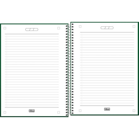 Foto ilustrativa Caderno Espiral Capa Dura Universitário 1 Matéria Palmeiras 80 Folhas