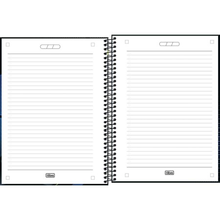 Foto ilustrativa Caderno Espiral Capa Dura Universitário 1 Matéria Score 80 Folhas