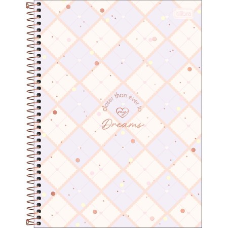 Foto ilustrativa Caderno Espiral Capa Dura Universitário 1 Matéria Soho 80 Folhas