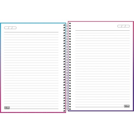 Foto ilustrativa Caderno Espiral Capa Dura Universitário 1 Matéria Spice Kids Feminino 80 Folhas 
