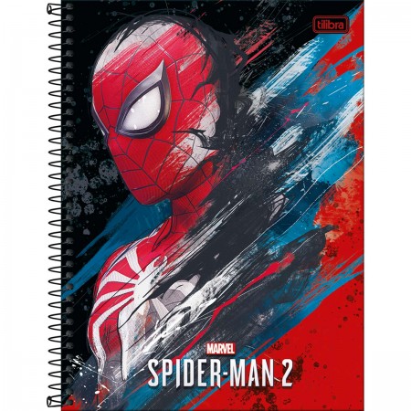 Caderno de Desenho e Cartografia homem Aranha Espiral Capa Dura Spider-Man  80 Folhas