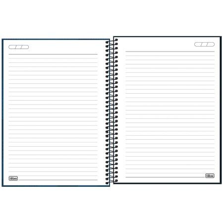 Foto ilustrativa Caderno Espiral Capa Dura Universitário 1 Matéria Zip 80 Folhas