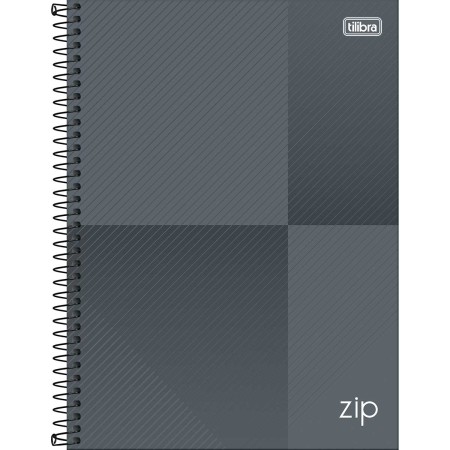 Foto ilustrativa Caderno Espiral Capa Dura Universitário 1 Matéria Zip 80 Folhas