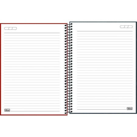 Foto ilustrativa Caderno Espiral Capa Dura Universitário 1 Matéria Zip 96 Folhas