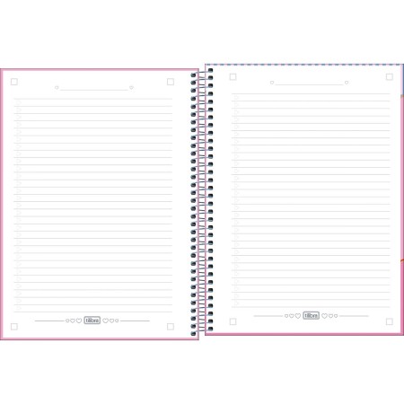 Foto ilustrativa Caderno Espiral Capa Dura Universitário 10 Matérias Cind 160 Folhas