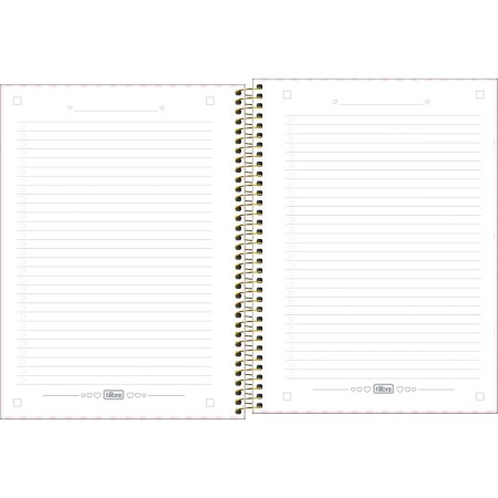 Foto ilustrativa Caderno Espiral Capa Dura Universitário 10 Matérias Jolie 160 Folhas