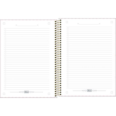 Foto ilustrativa Caderno Espiral Capa Dura Universitário 10 Matérias Jolie 160 Folhas