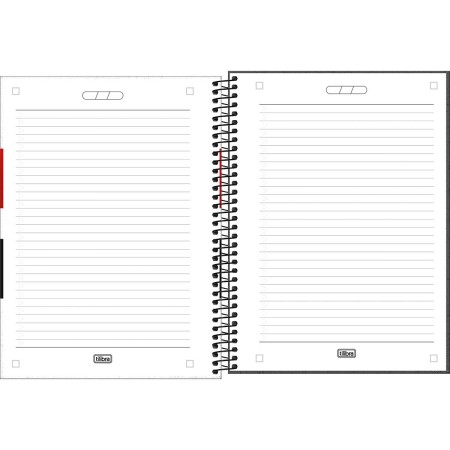 Foto ilustrativa Caderno Espiral Capa Dura Universitário 10 Matérias São Paulo 160 Folhas