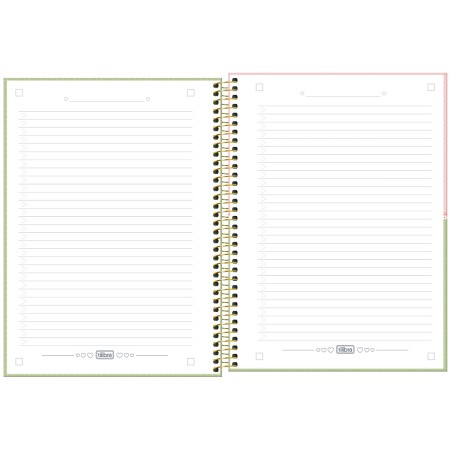 Foto ilustrativa Caderno Espiral Capa Dura Universitário 10 Matérias Scarlet 160 Folhas