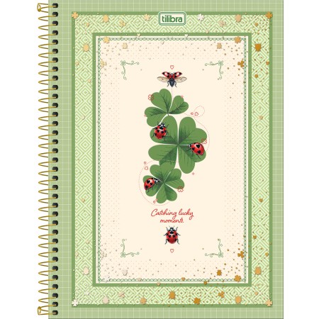 Foto ilustrativa Caderno Espiral Capa Dura Universitário 10 Matérias Scarlet 160 Folhas