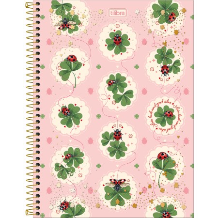 Foto ilustrativa Caderno Espiral Capa Dura Universitário 10 Matérias Scarlet 160 Folhas