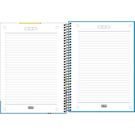 Foto ilustrativa Caderno Espiral Capa Dura Universitário 10 Matérias Simpsons 160 Folhas