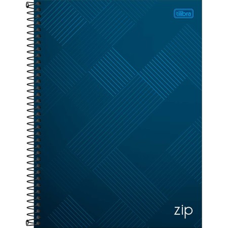 Foto ilustrativa Caderno Espiral Capa Dura Universitário 10 Matérias Zip 160 Folhas