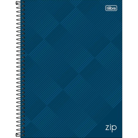 Foto ilustrativa Caderno Espiral Capa Dura Universitário 10 Matérias Zip 200 Folhas