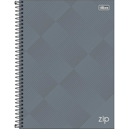 Foto ilustrativa Caderno Espiral Capa Dura Universitário 10 Matérias Zip 200 Folhas