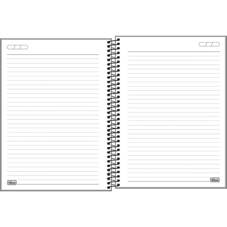 Foto ilustrativa Caderno Espiral Capa Dura Universitário 12 Matérias Like+ Masculino 240 Folhas
