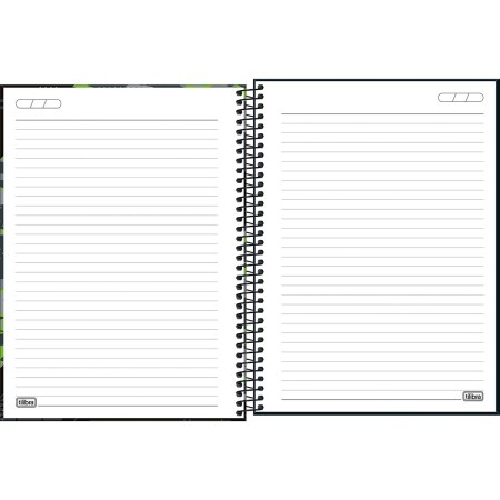 Foto ilustrativa Caderno Espiral Capa Dura Universitário 12 Matérias Strong 192 Folhas