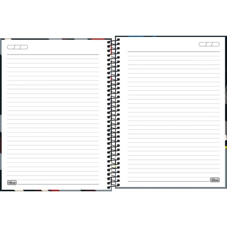 Foto ilustrativa Caderno Espiral Capa Dura Universitário 15 Matérias Bold One Masculino 240 Folhas