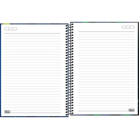 Foto ilustrativa Caderno Espiral Capa Dura Universitário 15 Matérias Score 240 Folhas