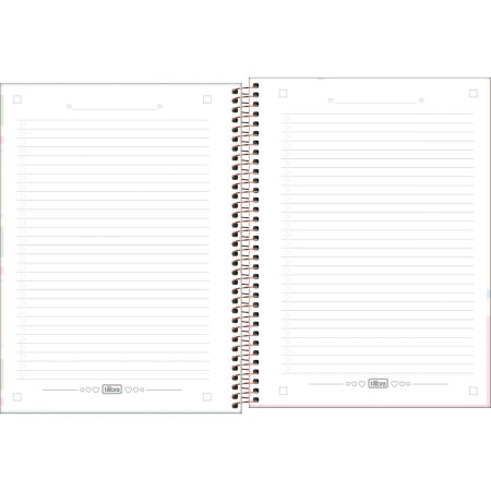 Foto ilustrativa Caderno Espiral Capa Dura Universitário 15 Matérias Soho 240 Folhas