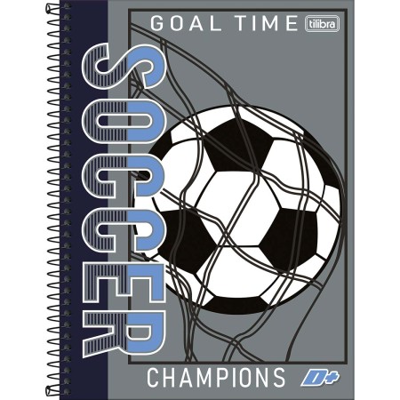 Foto ilustrativa Caderno Espiral Capa Dura Universitário 16 Matérias D+ 320 Folhas