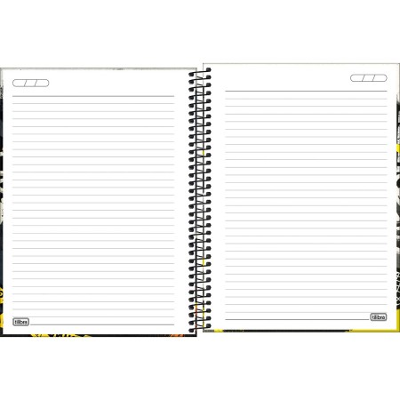 Foto ilustrativa Caderno Espiral Capa Dura Universitário 16 Matérias Hype 256 Folhas