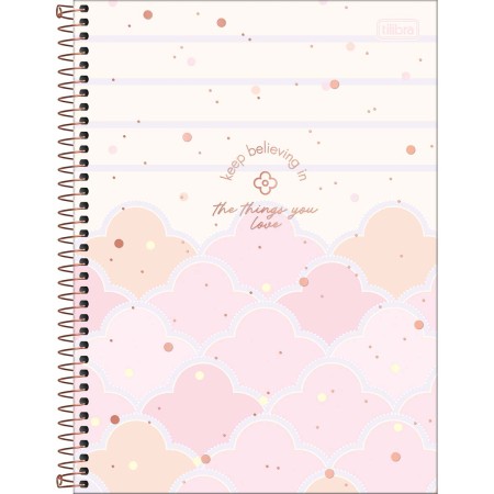 Foto ilustrativa Caderno Espiral Capa Dura Universitário 16 Matérias Soho 256 Folhas