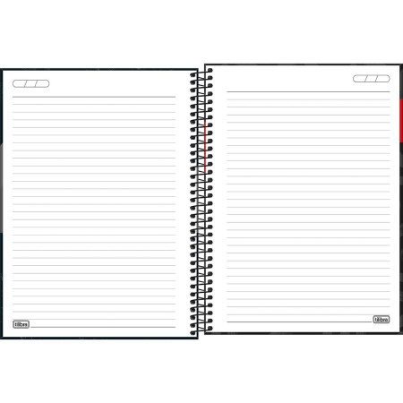 Foto ilustrativa Caderno Espiral Capa Dura Universitário 16 Matérias Zoom+ Masculino 320 Folhas