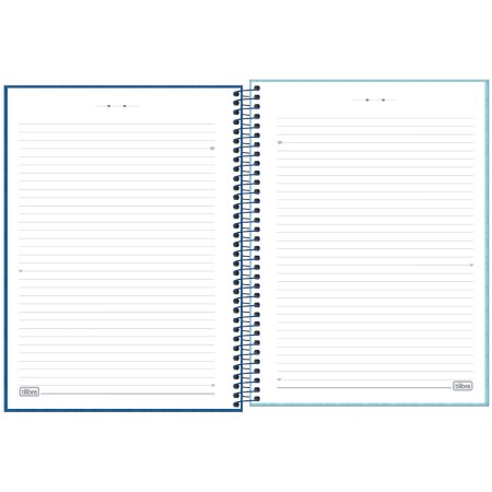 Foto ilustrativa Caderno Espiral Capa Dura Universitário 20 Matérias Charme 320 Folhas