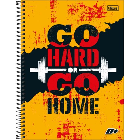 Foto ilustrativa Caderno Espiral Capa Dura Universitário 20 Matérias D+ 400 Folhas