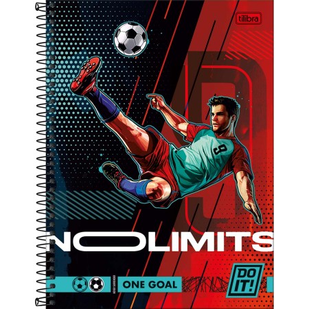 Foto ilustrativa Caderno Espiral Capa Dura Universitário 20 Matérias Do It! 320 Folhas