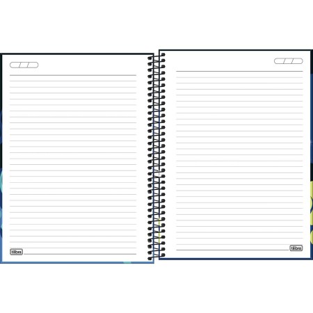 Foto ilustrativa Caderno Espiral Capa Dura Universitário 20 Matérias Hype 320 Folhas