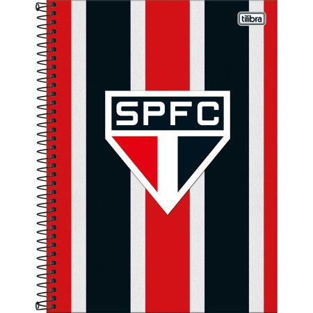 Foto ilustrativa Caderno Espiral Capa Dura Universitário 20 Matérias São Paulo 320 Folhas