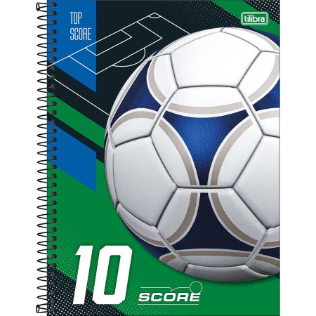 Foto ilustrativa Caderno Espiral Capa Dura Universitário 20 Matérias Score 320 Folhas