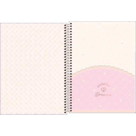 Foto ilustrativa Caderno Espiral Capa Dura Universitário 20 Matérias Soho 320 Folhas