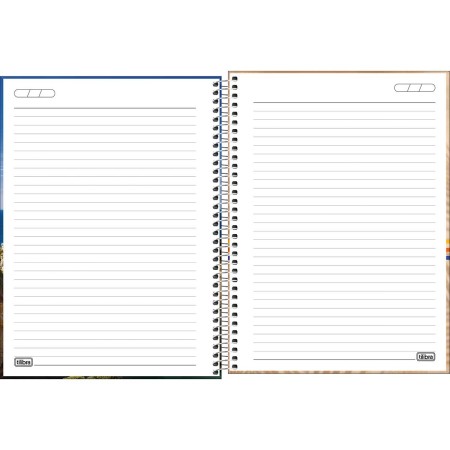 Foto ilustrativa Caderno Espiral Capa Dura Universitário 20 Matérias Summer 320 Folhas