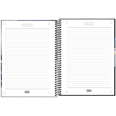 Foto ilustrativa Caderno Espiral Capa Dura Universitário Connect 1 Matéria Camaro e Corvette 80 Folhas