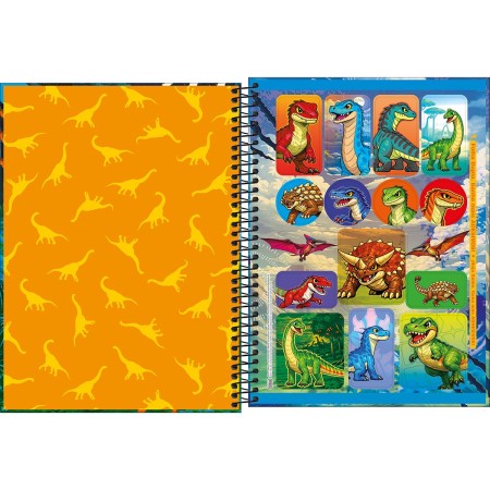 Foto ilustrativa Caderno Espiral Capa Dura Universitário Connect 1 Matéria Raptor 80 Folhas