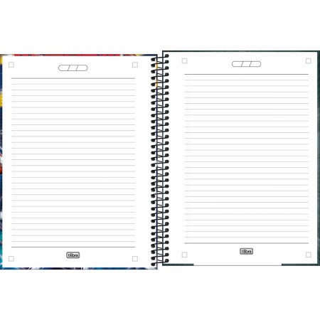 Foto ilustrativa Caderno Espiral Capa Dura Universitário Connect 1 Matéria Spider-Man 80 Folhas