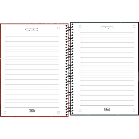 Foto ilustrativa Caderno Espiral Capa Dura Universitário Connect 1 Matéria Spider-Man Game 80 Folhas