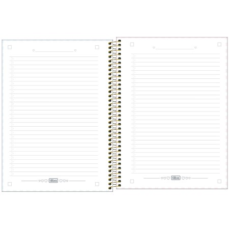 Foto ilustrativa Caderno Espiral Capa Dura Universitário Connect 1 Matéria Toots 80 Folhas