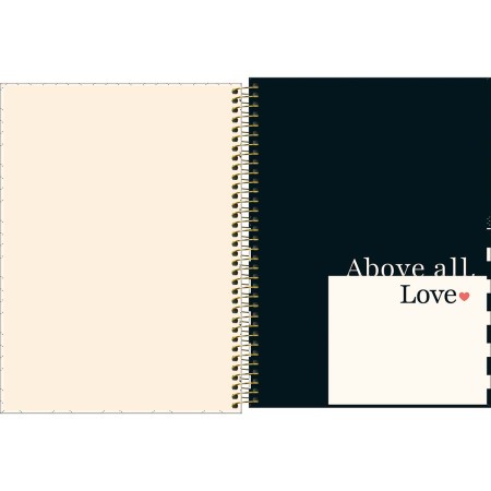 Foto ilustrativa Caderno Espiral Capa Dura Universitário Connect 1 Matéria West Village 80 Folhas