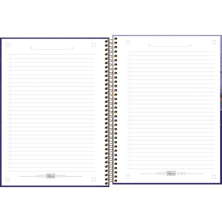 Foto ilustrativa Caderno Espiral Capa Dura Universitário Connect 10 Matérias Bridgerton 160 Folhas